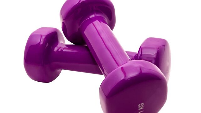 Dumbbells help to keep the body in an excellent