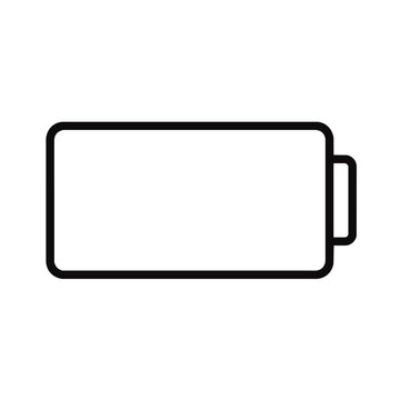 空っぽの充電アイコン