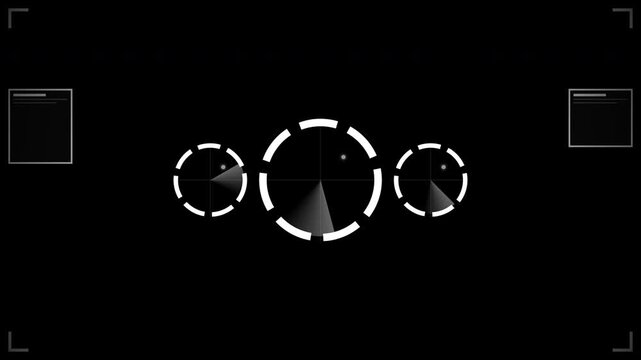 Dynamic Motion Graphics Animation Focus Interface Video