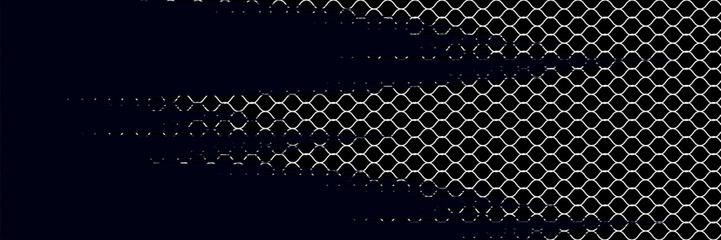 Net texture pattern on white background. Net texture pattern for backdrop and wallpaper. Realistic net pattern with black squares. Geometric background, vector Eps10 © Ubay