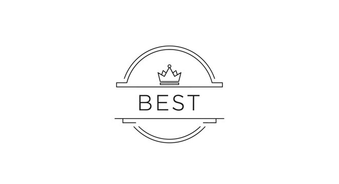 Best logo with crown symbol.