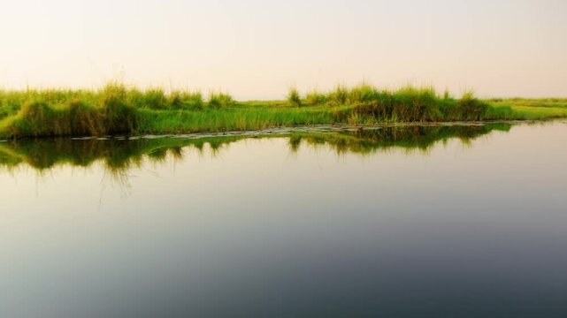 The chobe river view from a small dedicated photography boat. Covering from Kasane to Serondela. A low angle and different perspective