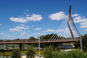 Obraz premium Boorloo Bridge in Perth City - Capital of Western Australia