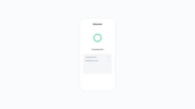 Artificial Intelligence Developer Tool Interface Fixing Software Bugs and Generating Pull Requests