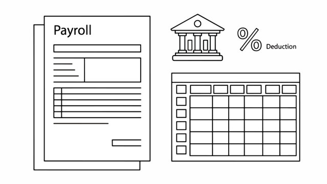 Payroll deduction bank finance documents.
