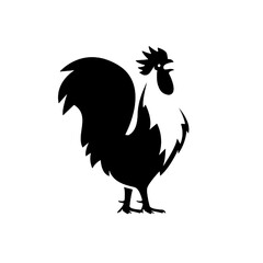 rooster isolated on white background © Anas Anwar Alfarisy