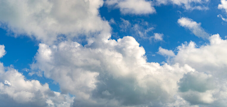 Sky with clouds. Cloudy skyscape background. Cloudscape sky background. Cloud in the sky. Background with cloud. Gloomy sky with overcast clouds. Skyscape and cloudscape