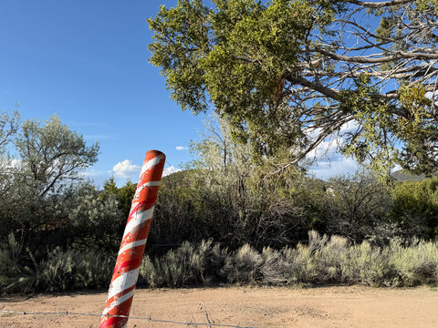 NM SF Delineator Pole 2026