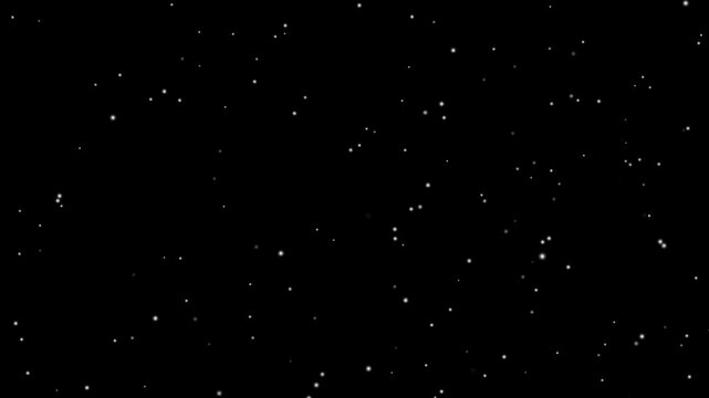 Mesmerizing starry night sky timelapse, Looping seamless space backdrop with blinking star in the night sky.
Twinkling and blinking stars glimmer, blue light shine in dark starry sky galaxy.
