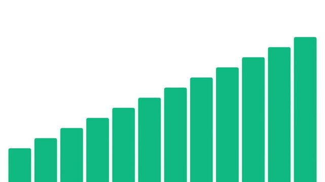 Bar chart illustrating varying data trends across multiple categories