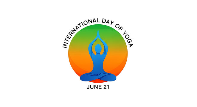 Yoga logo with lotus pose