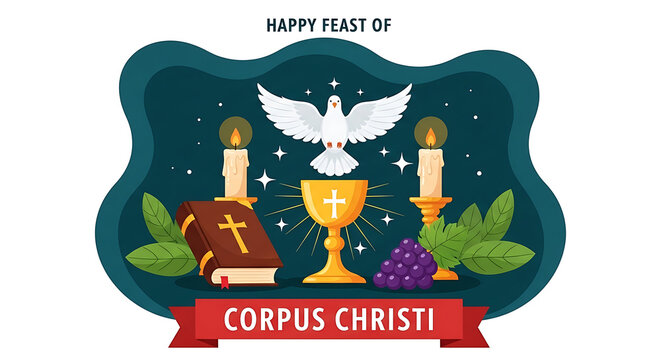 Pixel art last supper icon with dove