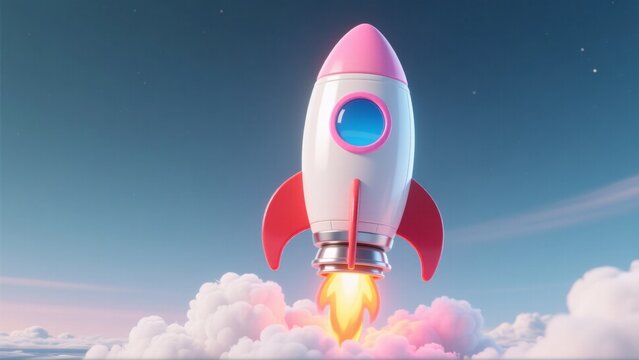 rocket in space
