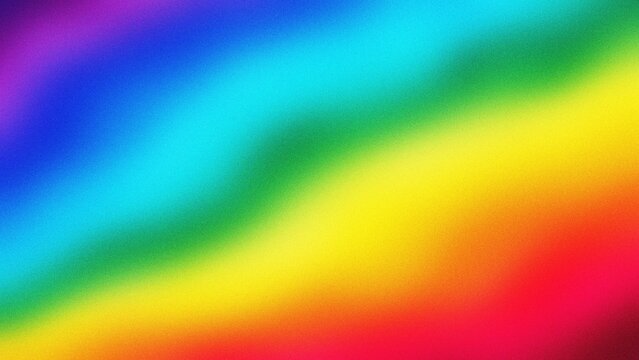Abstract rainbow gradient flowing softly during Pride Month celebrations with vibrant joyous color washes