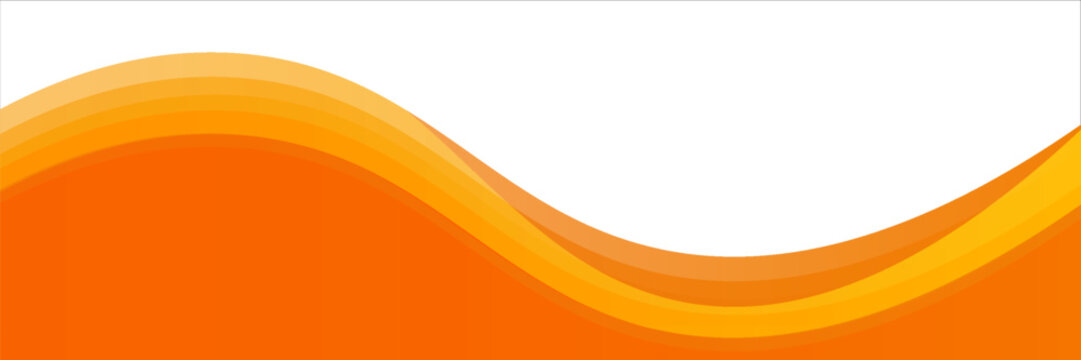 Vector orange line background curve element with white space for text and message design, overlapping layers, vector