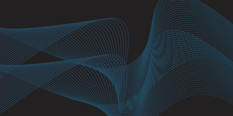The monochromatic abstract background features soft blue light streaks on a dark gradient field. © pojur