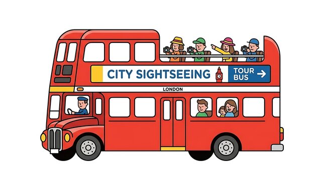 Red Double Decker Bus Tour.