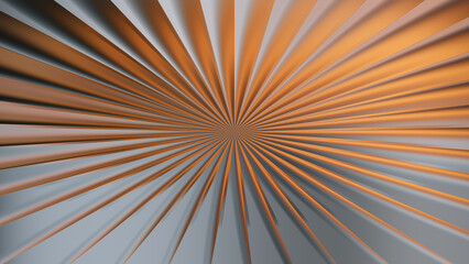 Obraz premium Abstract Bronze Radial Burst Background Pattern