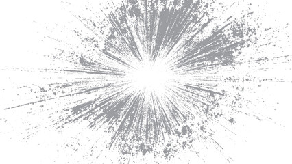 Fototapeta premium Circular starburst grunge texture with distressed overlay Abstract explosion background with rough textured effect