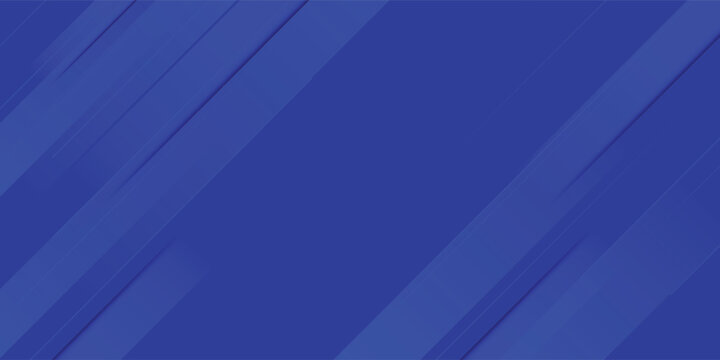 Modern abstract background featuring vibrant deep blue diagonal geometric lines. Dynamic minimalist backdrop for high-tech presentations, software branding, and professional digital web design
