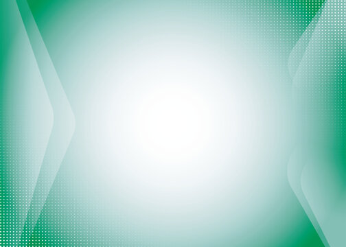 Abstract gradient green background with geometry shape or soft backdrop wallpaper for flyer banner presentation