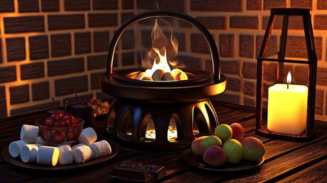 fireplace brazier