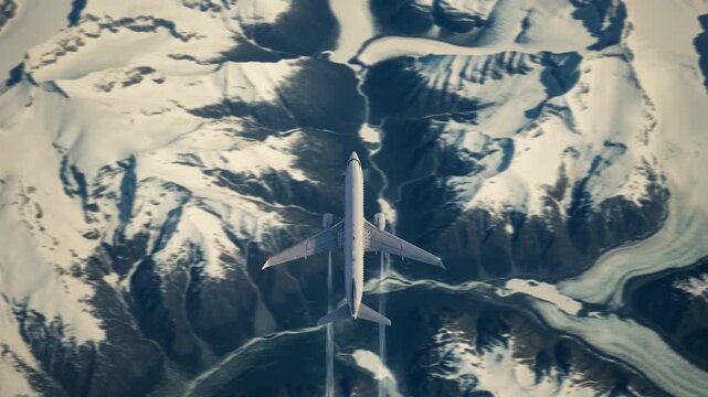 Aerial Perspective Capturing Complex Ice Channel Networks Amid Vast Snowcovered Icy Expanses