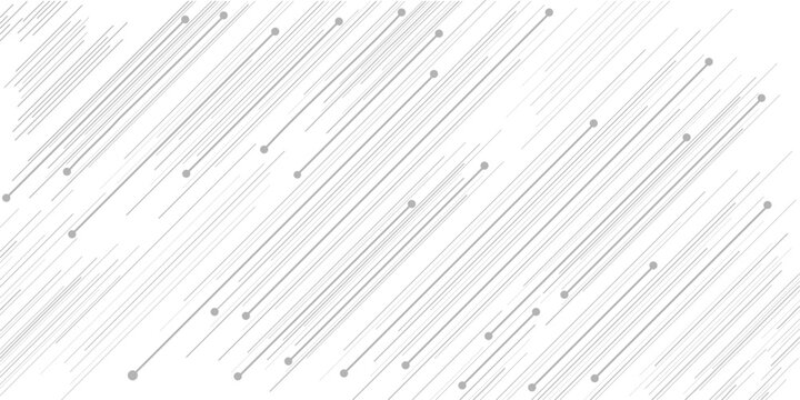 Minimal Abstract Diagonal Line Pattern Background with Geometric Dot Elements and Modern Technology Style