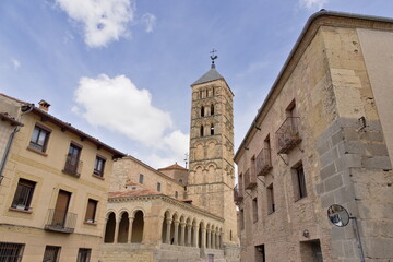 Fototapeta premium Church of San Esteban in Segovia, Spain