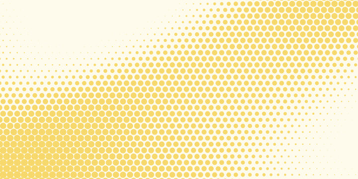 Abstract dot white yellow color wave pattern screen led light gradient texture background. Technology big data digital concept. 3d rendering.