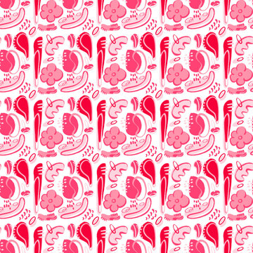 abstrack pink pattern seamless
