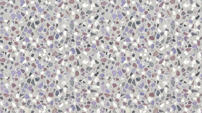 terrazzo seamless pattern, ideal for interior design, packaging, wallpaper, and stationery.