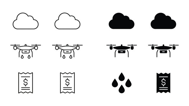 Weather modification using drones and cloud seeding techniques