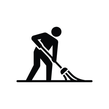 Black and white of a person in a bent-over posture with a large head minimalist