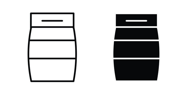 Laundry detergent. thin line icon vectorsicon. thin line icon vectors