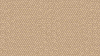 高級感ある金の紗綾型模様の和風の背景画像 © 花カズキ（hanakazuki）