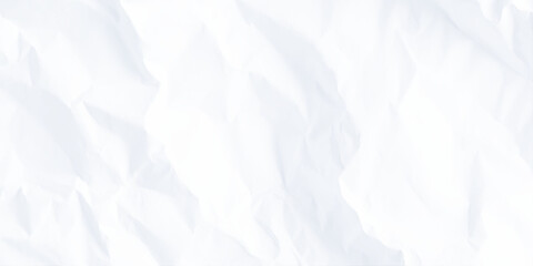 Fototapeta premium Crumpled white paper texture background with soft folds and creases for design and layout