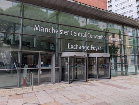 Manchester UK May 10 2026 Manchester Central Convention Complex  formerly known as the G-Mex Centre.