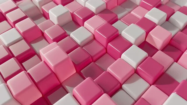 上下する四角いグミ
