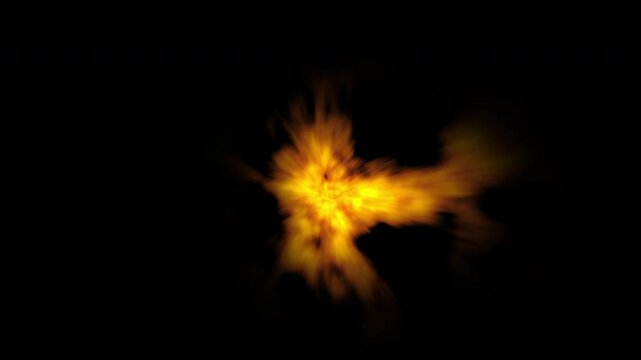 Muzlle Flash animation footage Vfx. 4K Video