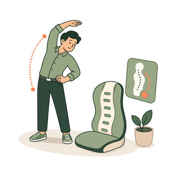 Posture Correction Exercise Illustration
