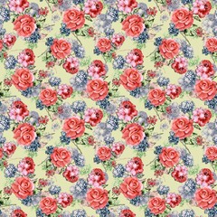 Naklejka premium PP-008 (ALL OVER MULTICOLOR FLORAL PRINT)