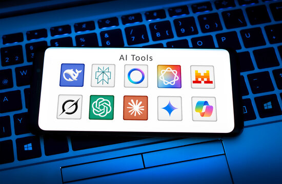AI Tools like Claude ChatGPT and Gemini displayed on mobile device