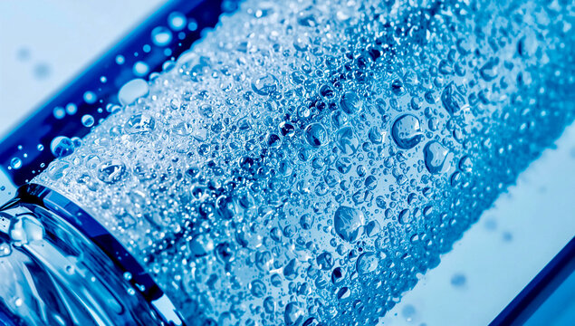 Innovative high-tech water filtration system core with advanced purification membrane technology