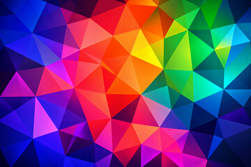 Obraz premium abstract colorful triangle background 