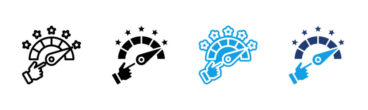 Score icon multiple style collection