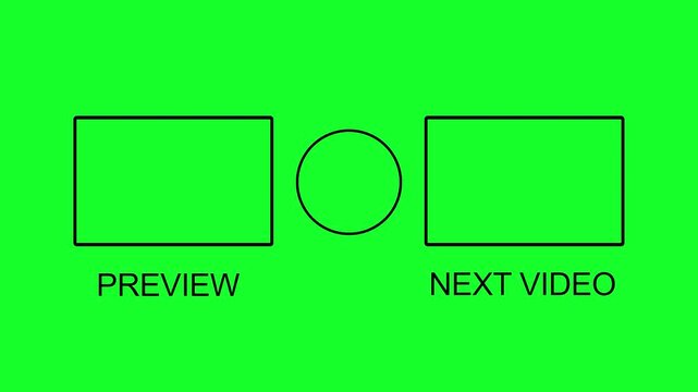 Animated Youtube end screen animation in 4K animation with alpha channel  simple suggestion videos youtube outro on transparent background you tube END screen animation 