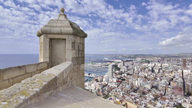 Panoramica de Alicante desde el Castillo de Santa Barbara