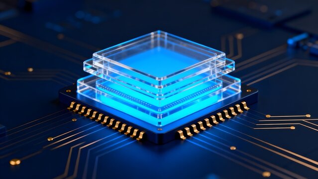 Microchip on Circuit Board
