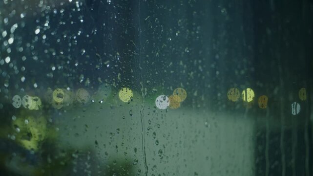 rain drops on window